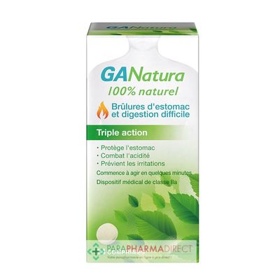 Nutrition / Sport GANatura Brûlures d'Estomac & Digestion Difficile Triple Action 14 comprimés