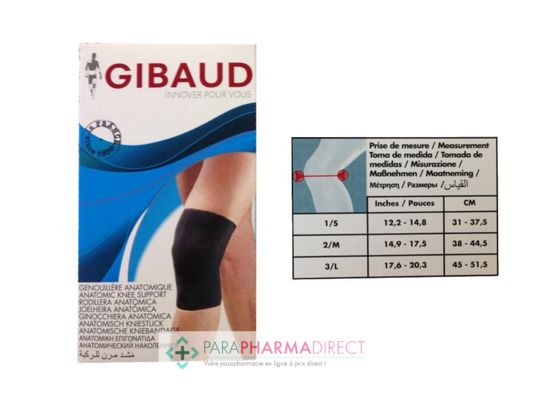 Nutrition / Sport Gibaud Genouillère AnatomiqueTaille M