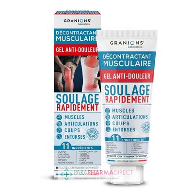 Nutrition / Sport Granions Décontractant Musculaire Gel Anti-Douleur 100ml