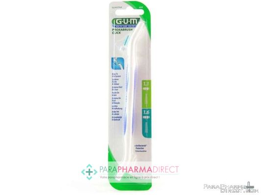 Hygiène / Bien-Être Gum Manche Porte Brossettes 625 Proxabrush Click : Brosses à Dents pour Dentaire