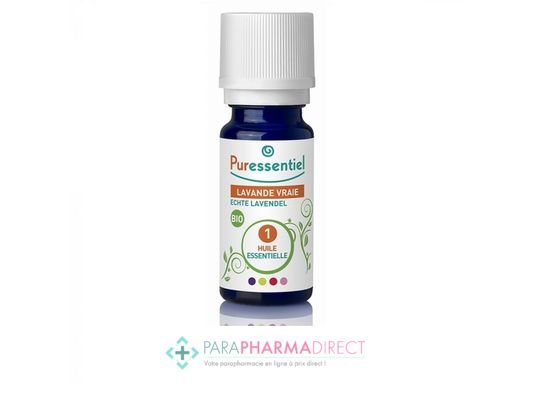 Corps / Beauté Puressentiel Huile Essentielle Lavande Vraie BIO 10 ml : Acné / Peaux Jeunes pour Visage