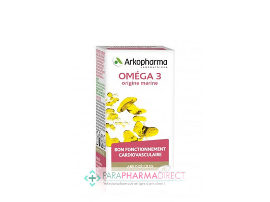 Nutrition / Sport ArkoPharma ArkoGélules - Oméga 3 - Bon Fonctionnement Cardiovasculaire - 60 capsules