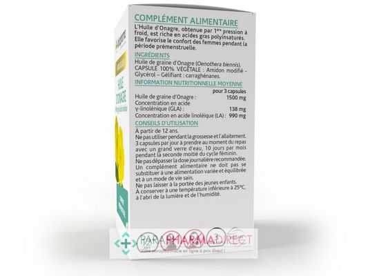 Nutrition / Sport ArkoPharma ArkoGélules - Huile d'Onagre - Confort Prémenstruel - 180 capsules