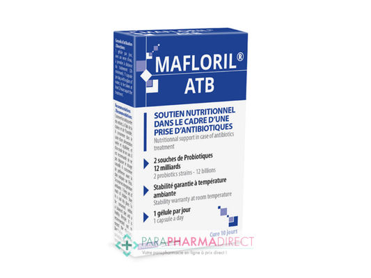 Nutrition / Sport Ineldea Equilibre des Métabolismes Mafloril ATB Soutien Nutritionnel Pris d'Antibiotiques 10 gélules