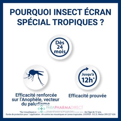 High-Tech / Autres Insect Ecran Spécial Tropiques - Anti-Moustiques - Dès 24 mois - 75 ml