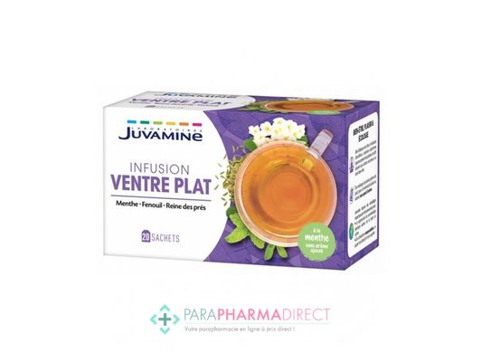 Nutrition / Sport Juvamine Infusion Ventre Plat à la Menthe 20 Sachets