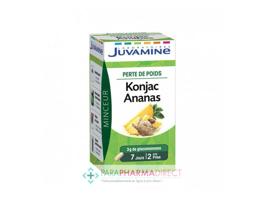 Nutrition / Sport Juvamine Perte de Poids Konjac Ananas 42 gélules