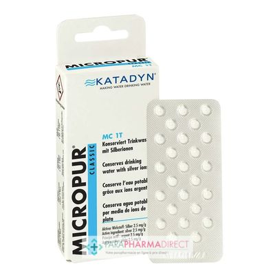 High-Tech / Autres Katadyn MicroPur Classic MC 1T - 100 comprimés