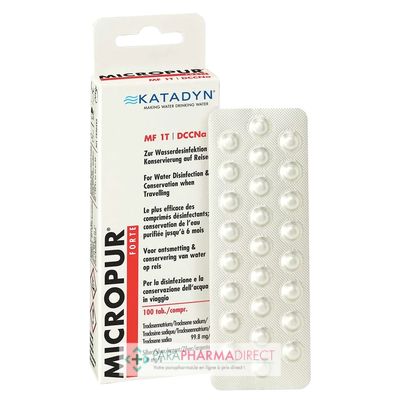 High-Tech / Autres Katadyn MicroPur Forte MF 1T / DCCNa - 100 comprimés