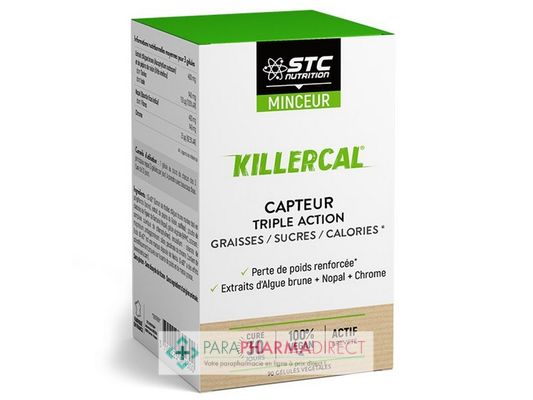 Nutrition / Sport STC Nutrition Minceur Killercal Capteur Triple Action 90 Gélules