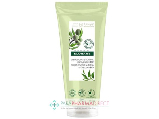 Corps / Beauté Klorane Cupuaçu Crème de Douche Nutritive Lait d'Amandier 200ml