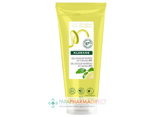 Corps / Beauté Klorane Cupuaçu Gel Douche Nutritif Zeste d'Agrumes 200ml