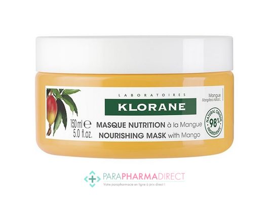 Corps / Beauté Klorane Beurre de Mangue Masque Capillaire Nutrition 150ml
