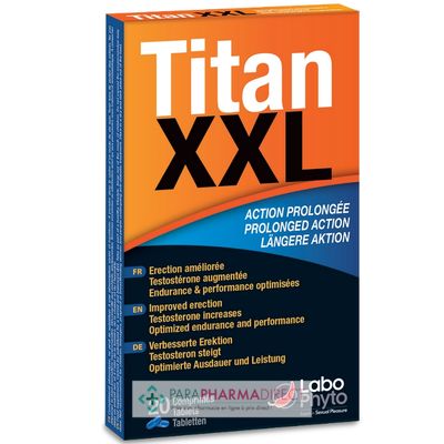 Nutrition / Sport LaboPhyto Titan XXL - Action Prolongée 20 comprimés