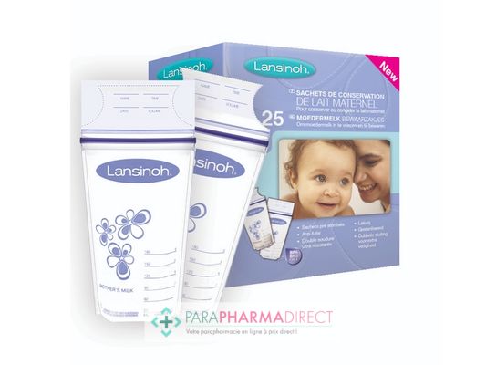 Bébé / Grossesse Lansinoh Sachets de Conservation de Lait Maternel x25