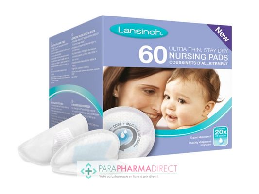 Bébé / Grossesse Lansinoh Coussinets d'Allaitement Ultra Fins & Ultra Absorbants x60