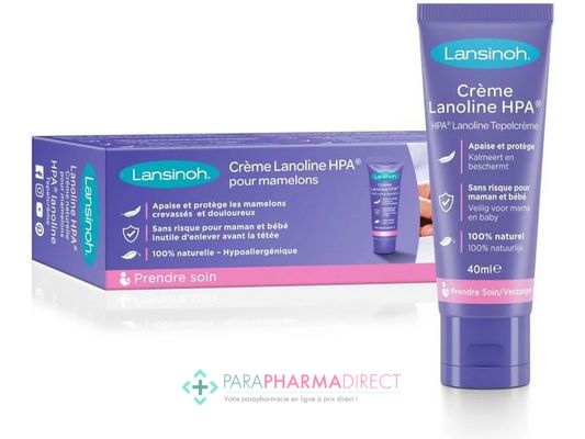Bébé / Grossesse Lansinoh Lanoline HPA Crème Mamelons Allaitement 40ml