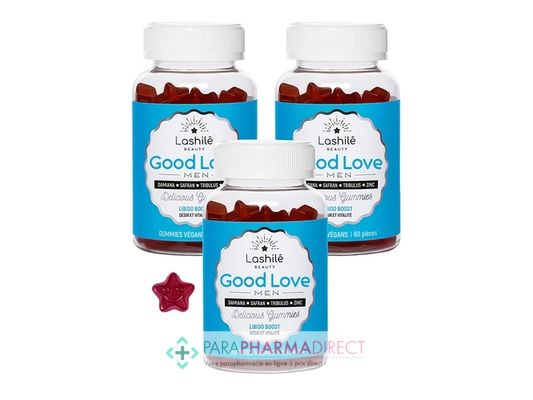 Nutrition / Sport Lashilé Beauty - Good Love Men - Libido Boost 3x60 Gummies