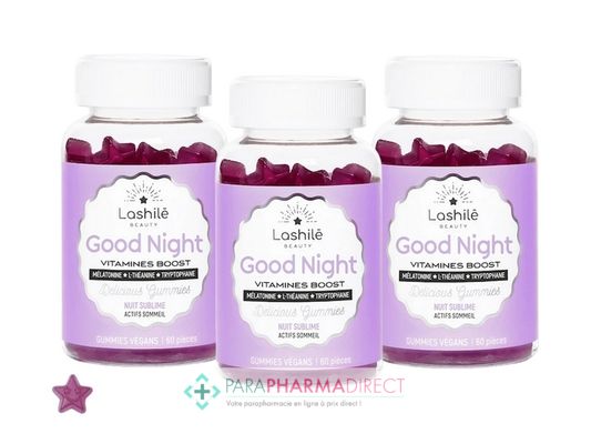 Nutrition / Sport Lashilé Beauty Good Night Vitamines Boost Nuit Sublime 3x60 Gummies