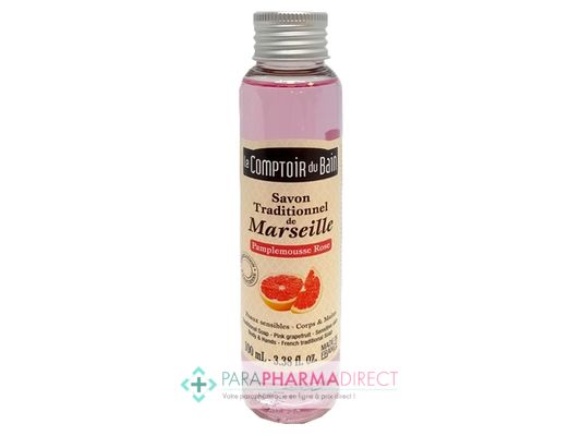 Corps / Beauté Le Comptoir du Bain Savon Liquide de Marseille Pamplemousse Rose 100ml