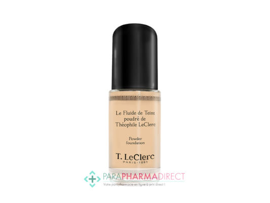 Corps / Beauté T.LeClerc Le Fluide de Teint Poudré 01 Ivoire Mat 30 ml : Teint pour Maquillage