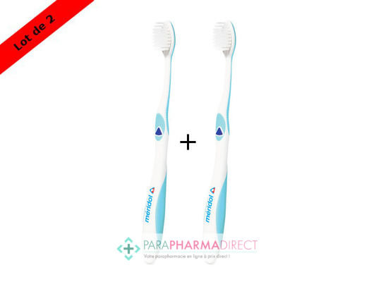 Hygiène / Bien-Être Meridol Brosse à Dents SOUPLE x2 : Brosses à Dents pour Dentaire