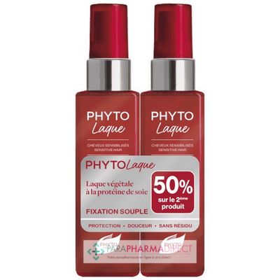 Corps / Beauté Phyto PhytoLaque - Laque Végétale - Cheveux Sensibilisés - Spray LOT de 2x100 ml