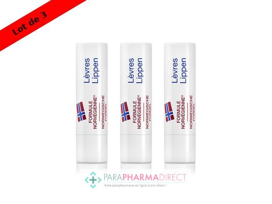 Corps / Beauté Neutrogena Lèvres Stick Formule Norvegienne dont 1 Offert 3x4.8g