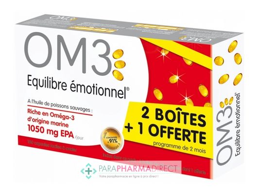 Nutrition / Sport OM3 Equilibre Emotionnel Formule Originale 3x60 Capsules