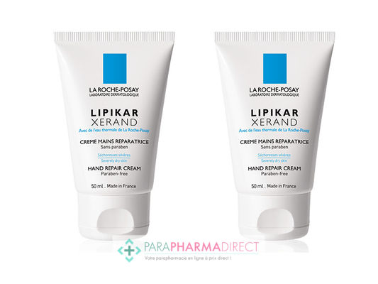Corps / Beauté La Roche Posay Lipikar Xerand Crème Mains Réparatrice 2x50ml