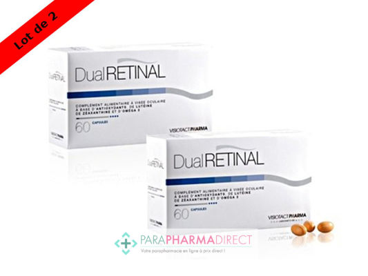 Nutrition / Sport Dual Retinal Complément Alimentaire à Visée Oculaire 2x60 capsules