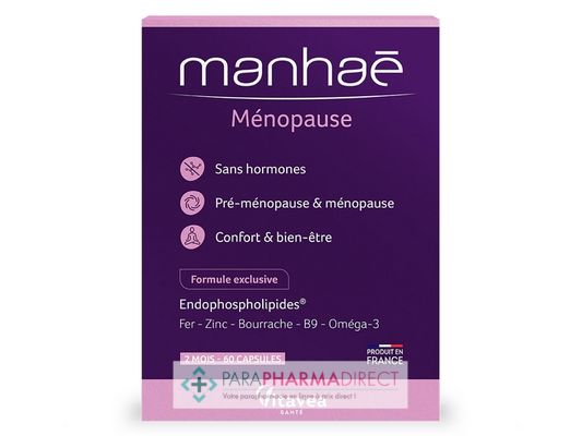 Nutrition / Sport Manhaé - Ménopause 60 capsules (2 mois)