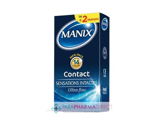 Corps / Beauté Manix Contact Sensations Intactes Boite de 14 préservatifs + 2 OFFERTS : Sexualité pour Homme