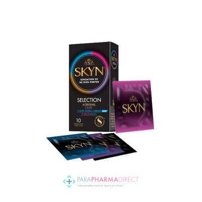 Hygiène / Bien-Être Manix Skyn Sélection 10 Préservatifs : Préservatifs pour Plaisir Intime
