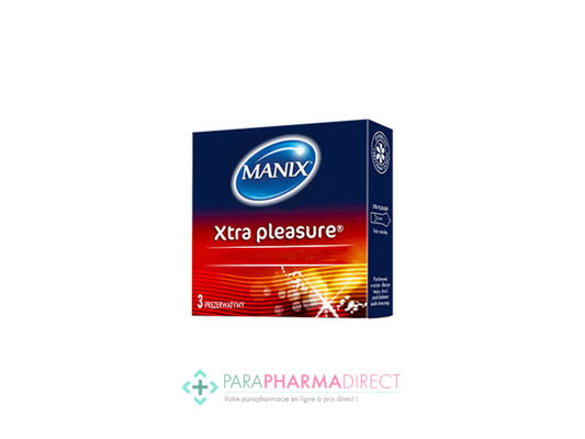 Hygiène / Bien-Être Manix Xtra Pleasure Boite de 3 préservatifs