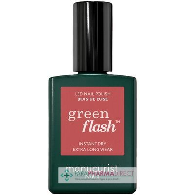 Corps / Beauté Manucurist Green Flash - Vernis LED - Bois de Rose 15 ml : Ongles pour Maquillage