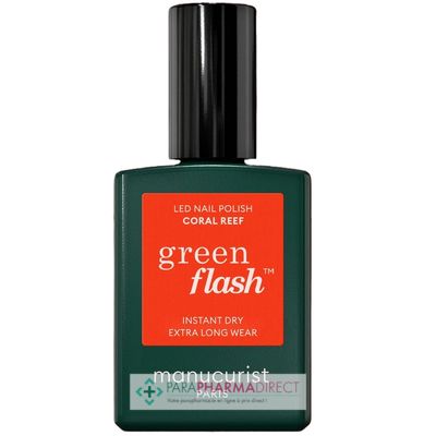 Corps / Beauté Manucurist Green Flash - Vernis LED - Coral Reef 15 ml : Ongles pour Maquillage
