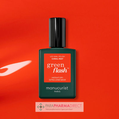 Corps / Beauté Manucurist Green Flash - Vernis LED - Coral Reef 15 ml : Ongles pour Maquillage