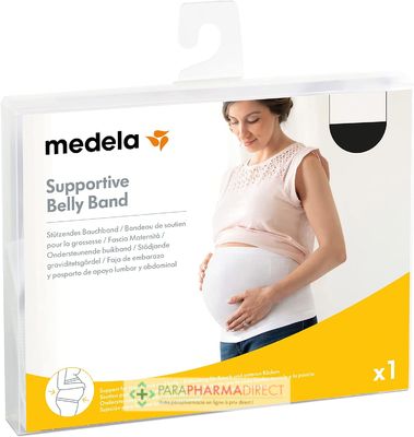 Bébé / Grossesse Medela Supportive Belly Band - Bandeau de Soutien Grossesse - Noir - Taille XL