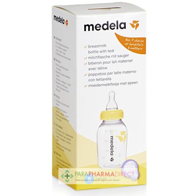 Bébé / Grossesse Medela Biberon 150ml + Tétine Taille S sans BPA