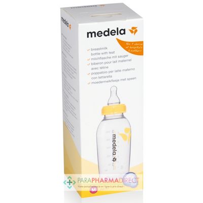 Bébé / Grossesse Medela Biberon 250ml + Tétine Taille M sans BPA