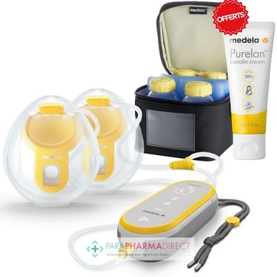 Bébé / Grossesse Medela PACK NOMADE - Tire-Lait Freestyle Hands-Free + Vanity Isotherme & Crème Purelan 37g OFFERTS