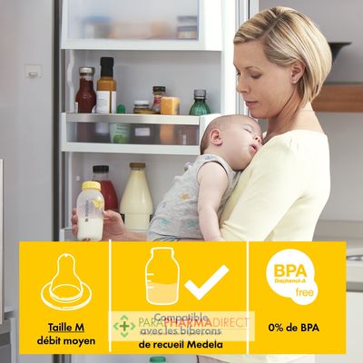 Bébé / Grossesse Medela Tétines Taille S Débit Faible x2