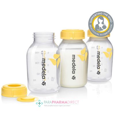 Bébé / Grossesse Medela Biberons pour Lait Maternel - Lot de 3x150 ml