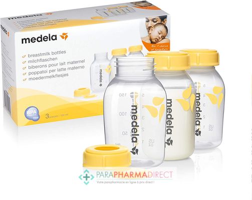Bébé / Grossesse Medela Biberons pour Lait Maternel - Lot de 3x150 ml