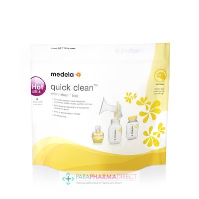 Bébé / Grossesse Medela Quick Clean - Sachets Stérilisateur pour Micro-ondes x5