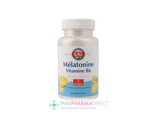 Nutrition / Sport Solaray Mélatonine Vitamine B6 60 Losanges
