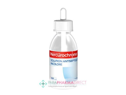 Bébé / Grossesse Mercurochrome Solution Antiseptique Incolore 100ml