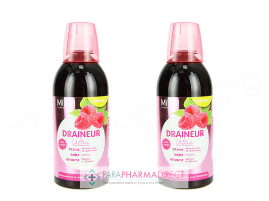 Nutrition / Sport Milical Draineur Minceur Ultra Goût Framboise 2x500ml