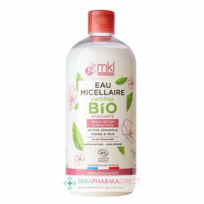 Corps / Beauté MKL Green Nature - Eau Micellaire Bio - Apaisante 500ml